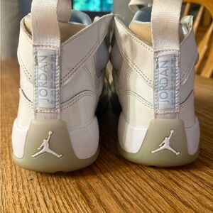 Jordan White High-Top Sneakers with Jumpman Logo
